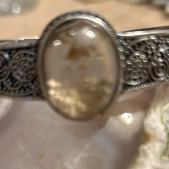 Garden Quartz Cuff Bracelet - Picture 2 of 6